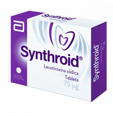 SYNTHROID® 75 mcg C/30 TABS