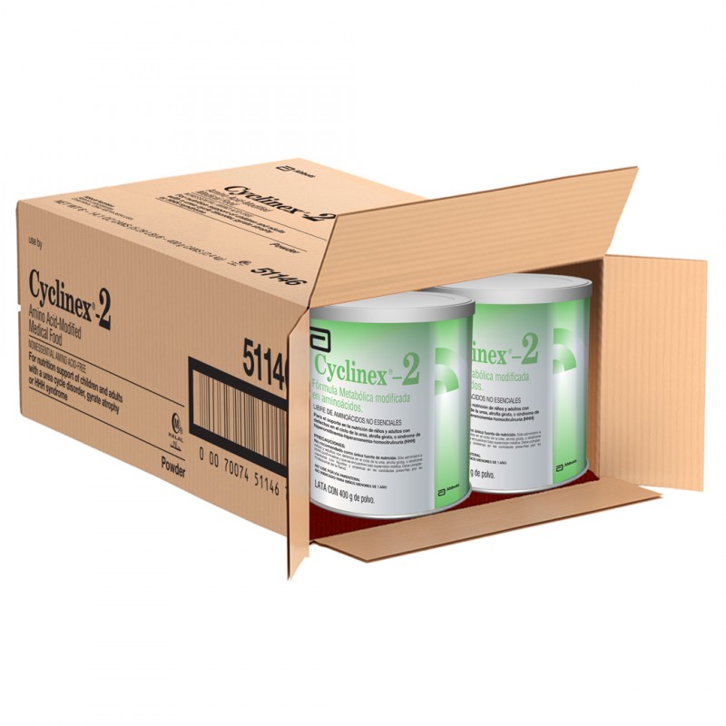 Cyclinex 2 Lata De 400 g De polvo Caja Con 6 Latas.