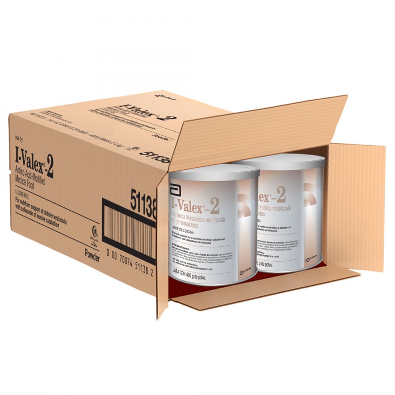I-Valex 2 Lata De 400 g De Polvo Caja Con 6 Latas.