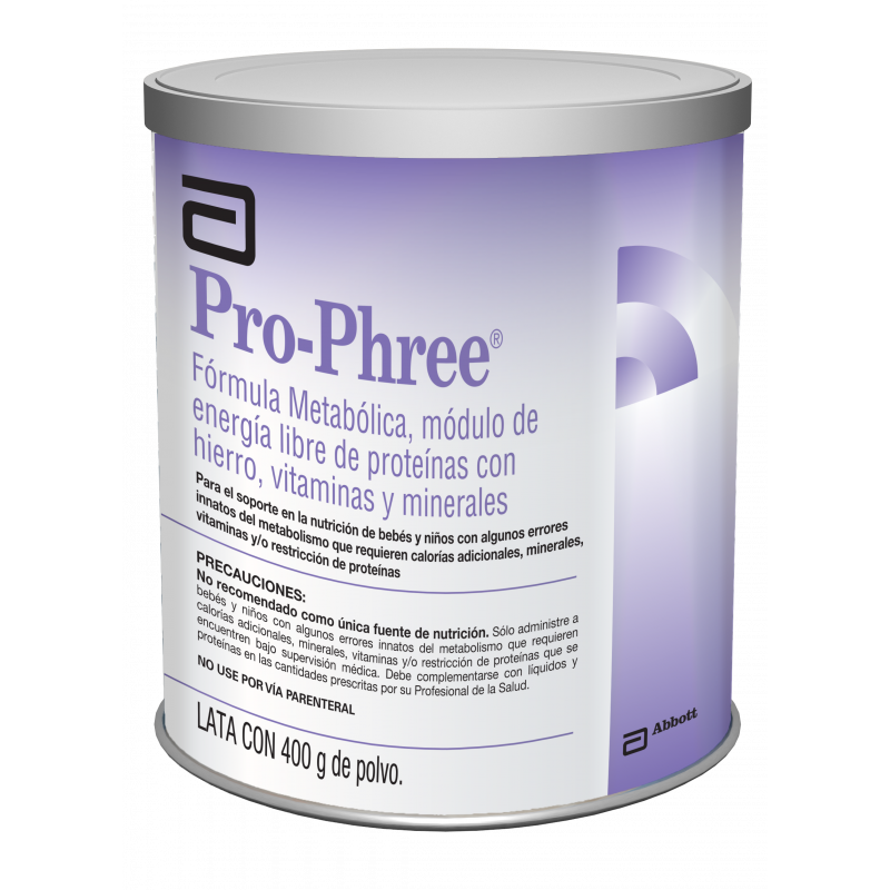 Pro-Phree Lata Con 400 g De Polvo Caja Con 6 Latas