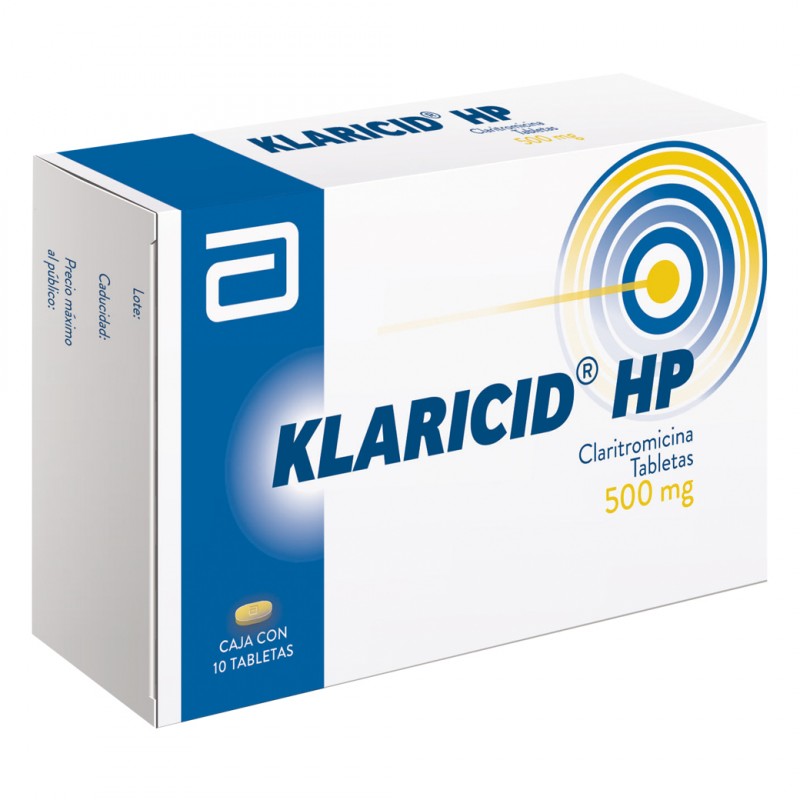 Klaricid HP 500 mg Caja con 10 Tabletas - RX2