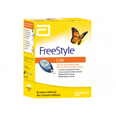 FreeStyle Lite Tiras de prueba de Glucosa en Sangre Caja c/50