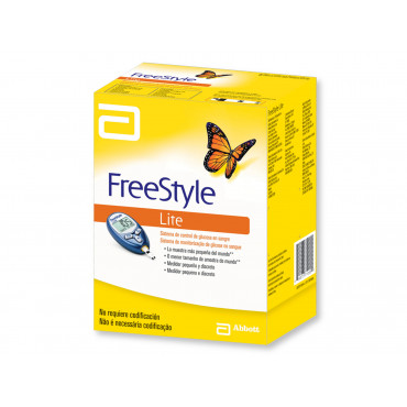 FreeStyle Lite Tiras de prueba de Glucosa en Sangre Caja c/50