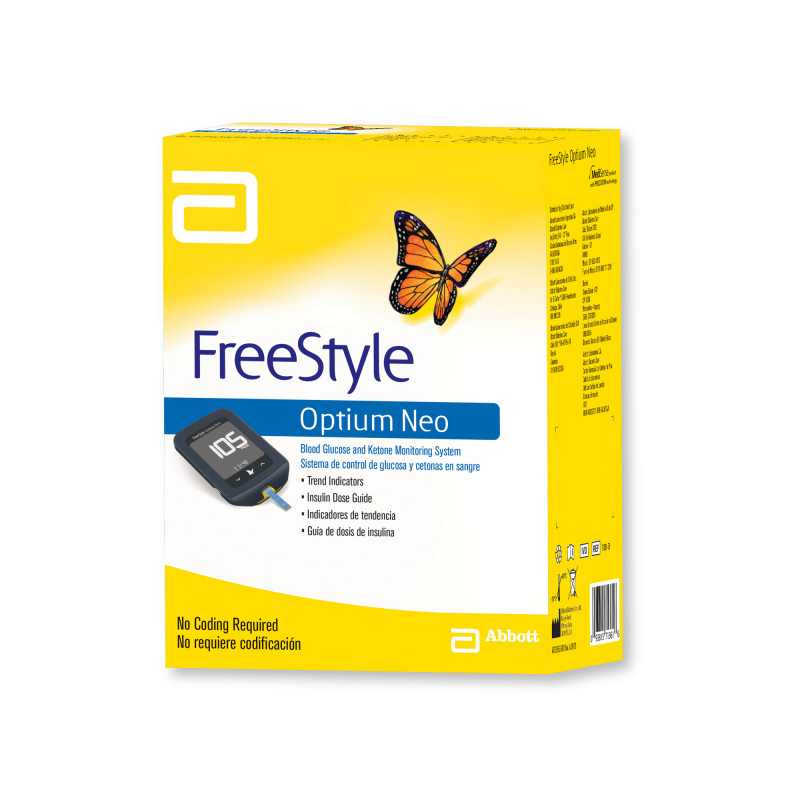 FreeStyle Optium Neo Sistema de control de Glucosa y Cetonas en Sangre