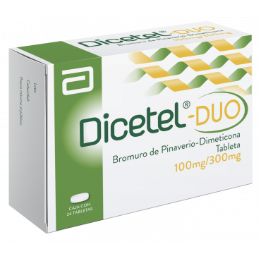 DICETEL® DUO 100/300 mg C/24 TABS