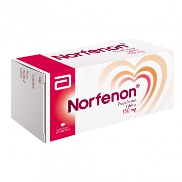 Norfenon 150 mg Caja Con 20 Tabletas