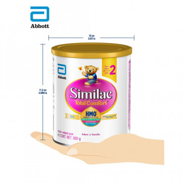 Similac Total Comfort - Etapa 2, Formula Infantil en Polvo de Facil Digestion - 1 a 3 años - 360g