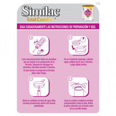 Similac Total Comfort - Etapa 2, Formula Infantil en Polvo de Facil Digestion - 1 a 3 años - 360g