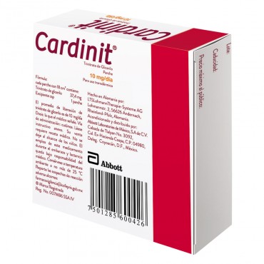 CARDINIT® 10 mg C/7 PARCHES