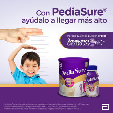 Pediasure Alimentacion Especializada en Polvo para niños de 1 a 10 Años - Vainilla - 900g