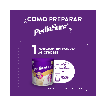 Pediasure Alimentacion Especializada en Polvo Para Niños de 1 a 10 Años - Vainilla - 400g