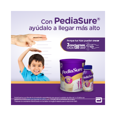 Pediasure Alimentacion Especializada en Polvo Para Niños de 1 a 10 Años - Vainilla - 400g