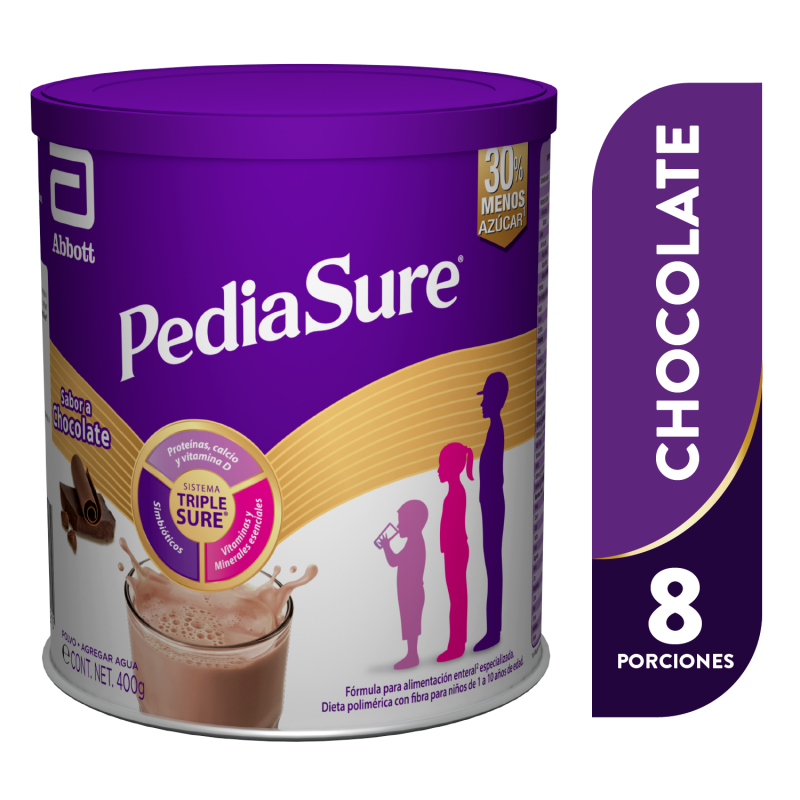 Pediasure Alimentacion Especializada en Polvo para Niños de 1 a 10 Años - Chocolate - 400g