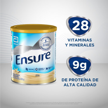 Ensure Alimentacion Especializada en Polvo Para Cualquier Momento del Dia - Vainilla - 400 g