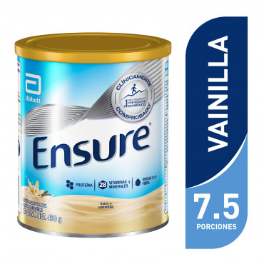 Ensure Alimentacion Especializada en Polvo Para Cualquier Momento del Dia - Vainilla - 400 g