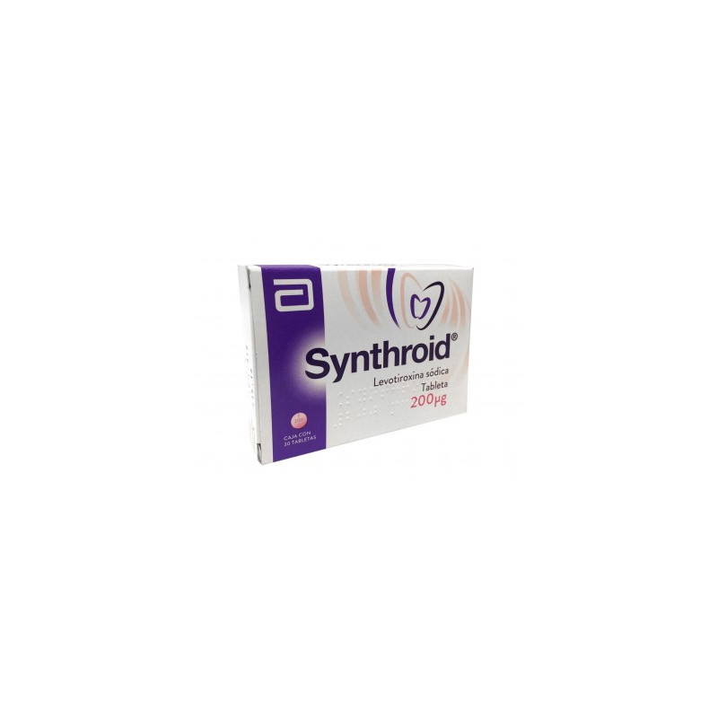 ¡Producto de regalo! Synthroid 200 Mcg Caja Con 30 Tabletas