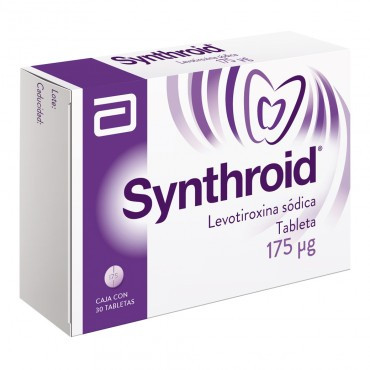 ¡Producto de regalo!  Synthroid 175 mcg Caja Con 30 Tabletas