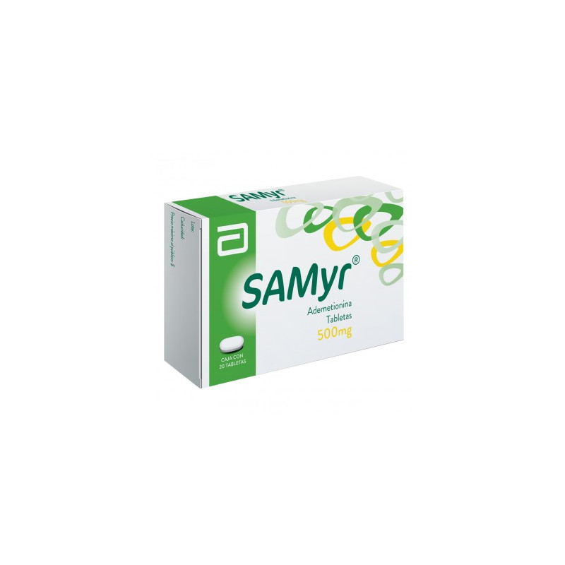 Samyr 500 mg Caja Con 20 Tabletas