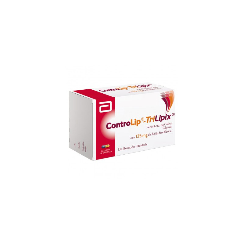 Controlip Trilipix 135 mg Caja Con 30 Capsulas