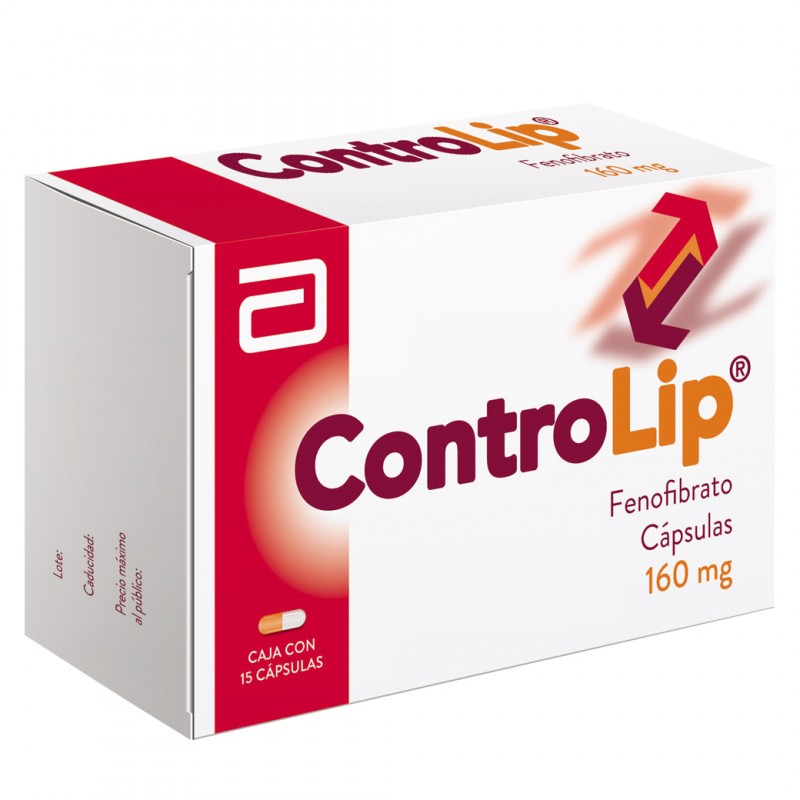 ControLip 160 mg Caja Con 15 Capsulas