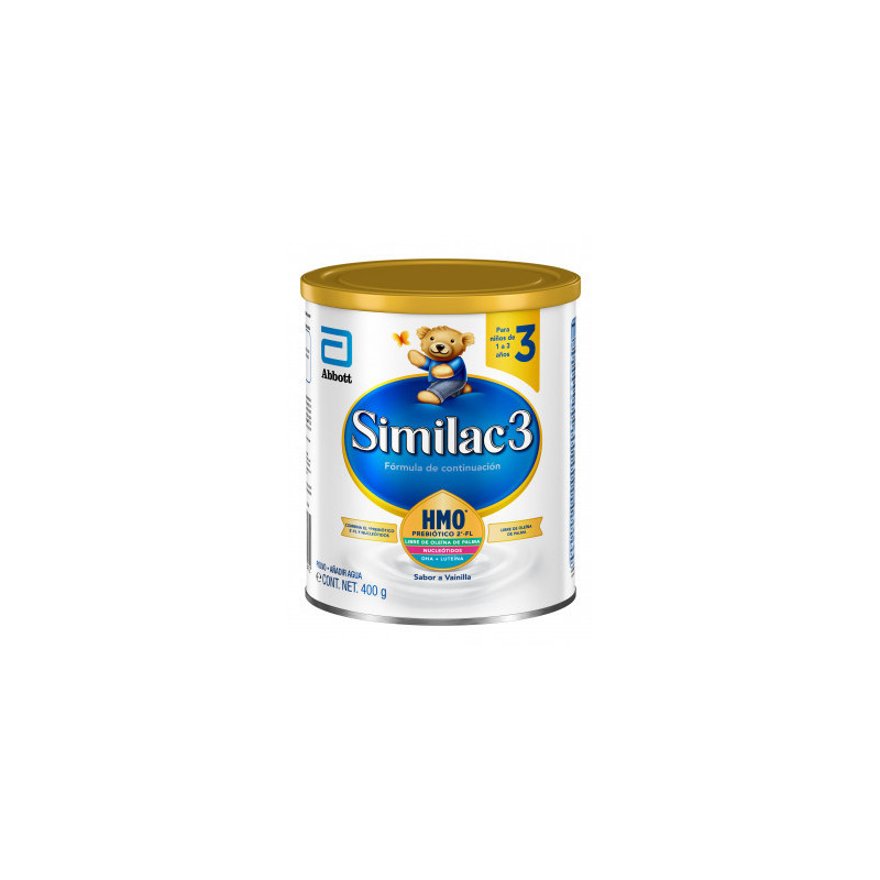 Muestra - Similac - Etapa 3, Fórmula Infantil con Hierro para Niños de 1 a 3 Años, Contiene DHA, HMO - 400g
