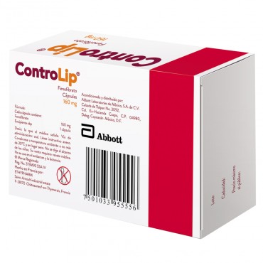 CONTROLIP 160MG X 15 CAPSULAS