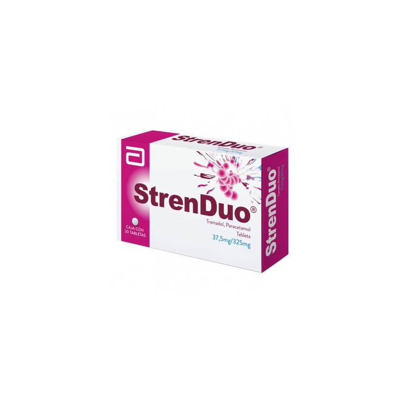 Strenduo 37.5 mg / 325 mg Caja Con 20 Tabletas