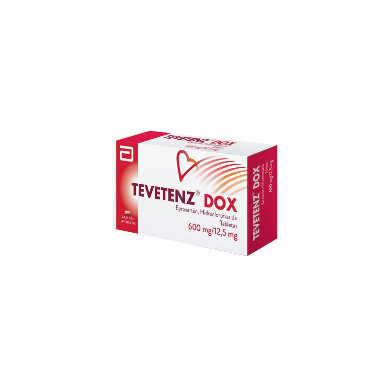 Tevetenz Dox 600mg/12.5mg Caja Con 28 Tabletas