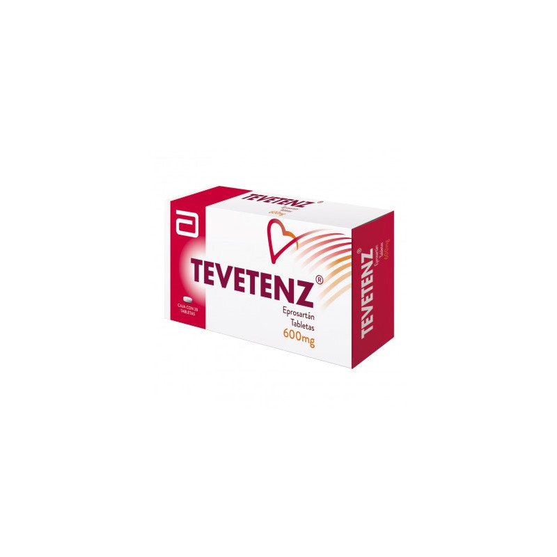 Tevetenz 600 mg Caja Con 28 Tabletas