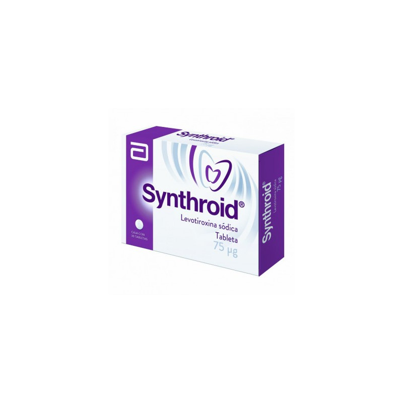 Synthroid 75 Mcg Caja Con 30 Tabletas
