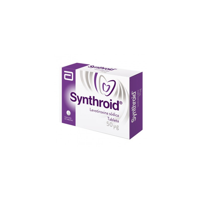Synthroid 50 Mcg Caja Con 30 Tabletas