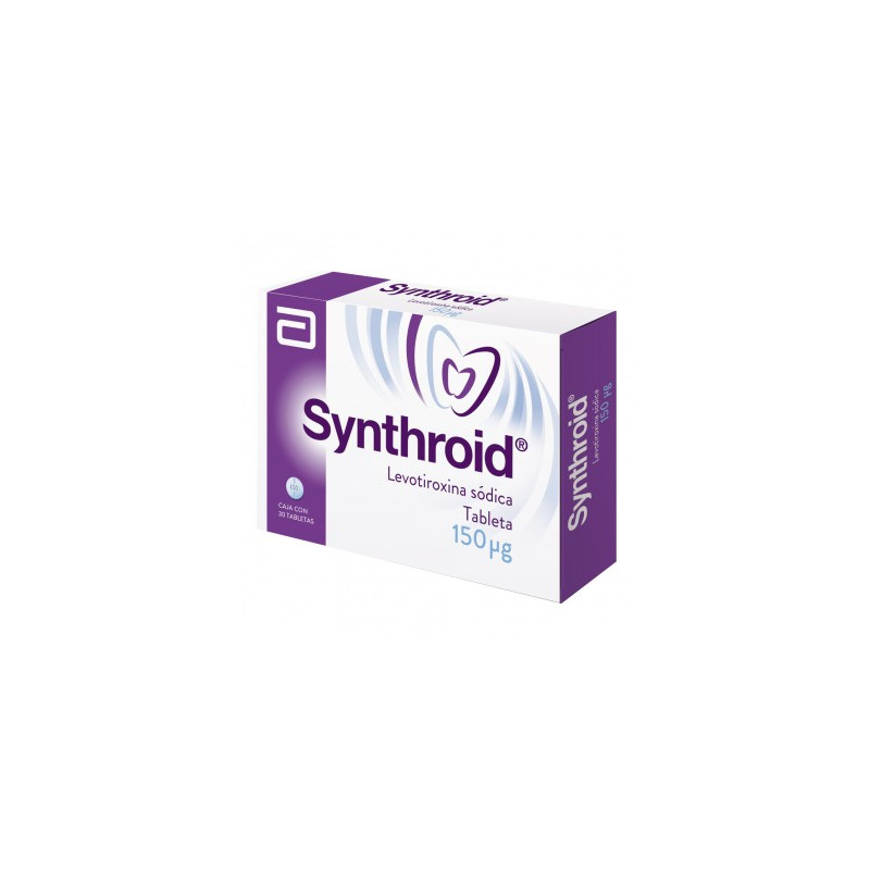 Synthroid 150 mcg Caja Con 30 Tabletas