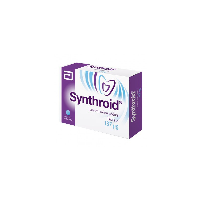 Synthroid 137 mcg Caja Con 30 Tabletas