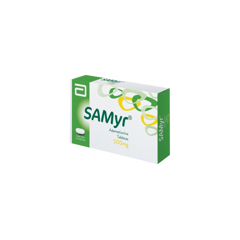 Samyr 500 mg Caja Con 10 Tabletas