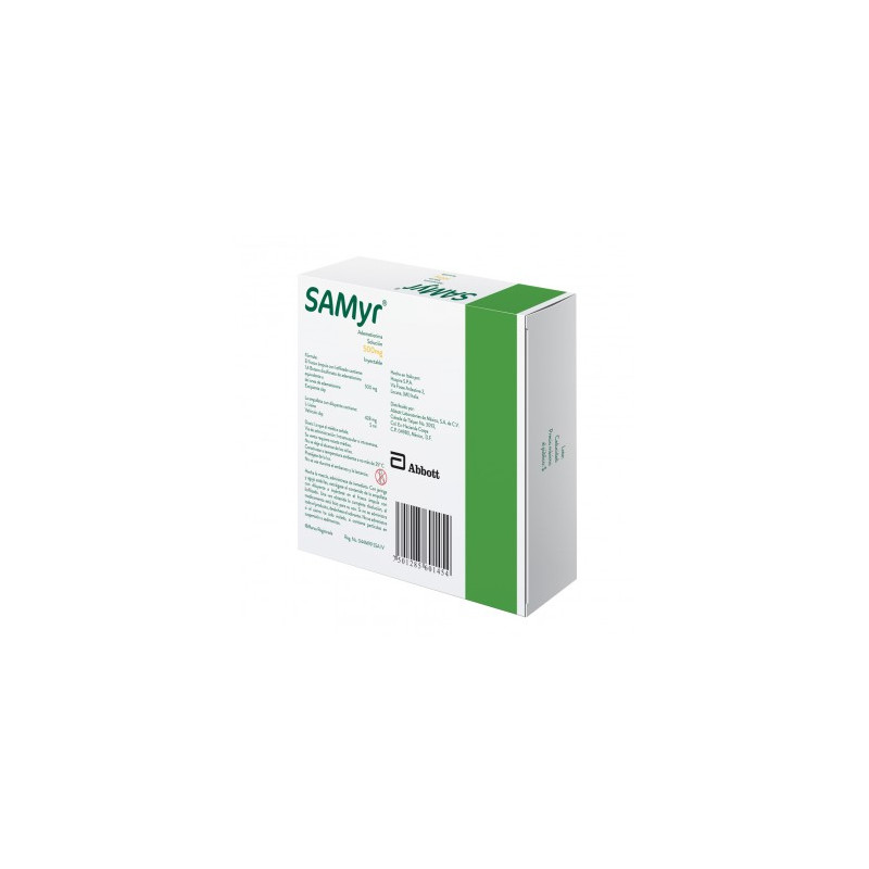 Samyr 500 mg Caja Con 5 Frascos Ámpulas de 5 mL