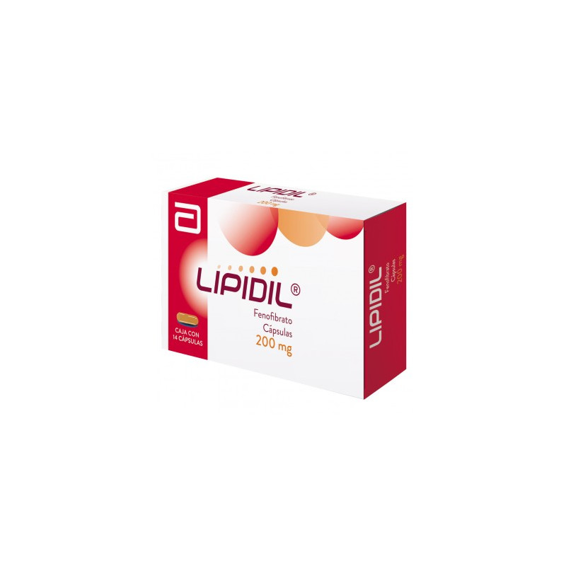 Lipidil 200 mg Caja Con 14 Capsulas