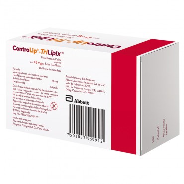CONTROLIP®-TRILIPIX® 45 mg C/30 CAPS