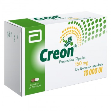 CREON® 10,000 UI 150 mg C/20 CAPS
