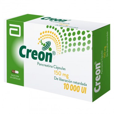 CREON® 10,000 UI 150 mg C/20 CAPS