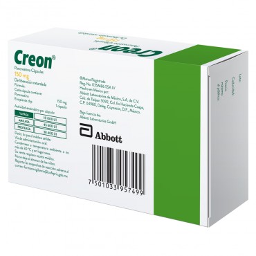 CREON® 10,000 UI 150 mg C/20 CAPS