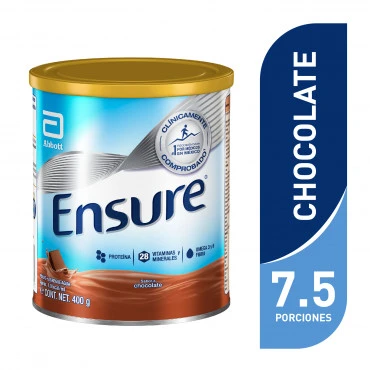 Ensure Alimentacion Especializada en Polvo Para Cualquier Momento del Dia - Chocolate - 400 g