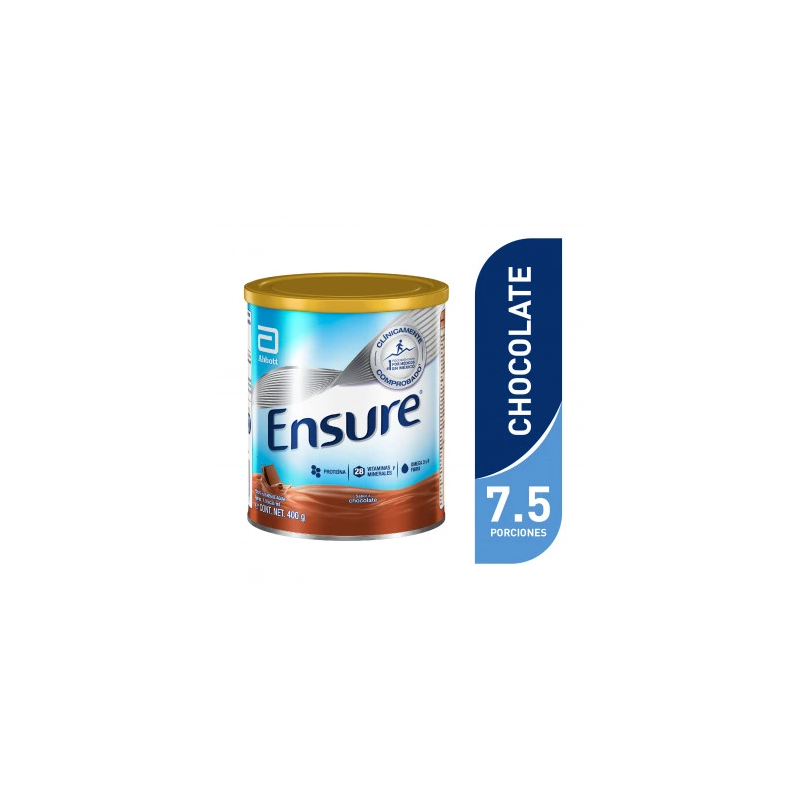 Ensure Alimentacion Especializada en Polvo Para Cualquier Momento del Dia - Chocolate - 400 g