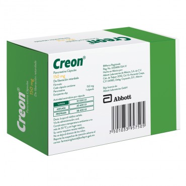 CREON® 10,000 UI 150 mg C/50 CAPS