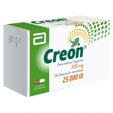 CREON® 25,000 UI 300 mg C/50 CAPS