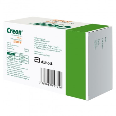 CREON® 25,000 UI 300 mg C/50 CAPS