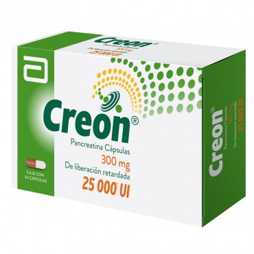 CREON® 25,000 UI 300 mg C/30 CAPS