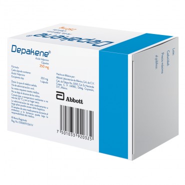Depakene 250 mg Caja Con 30 Capsulas