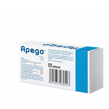 APEGO® 25 mg C/30 TABS