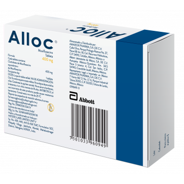 Alloc ® 400 mg Caja Con 7 Tabletas