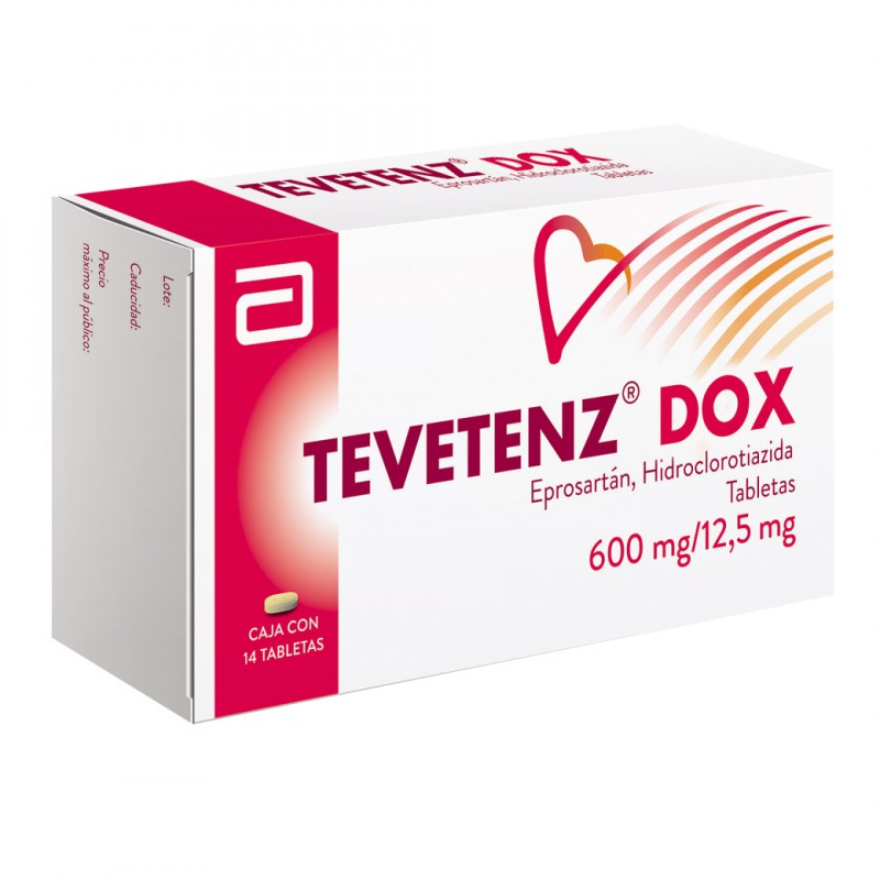 Tevetenz Dox 600 / 12.5 mg Caja Con 14 Tabletas